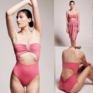 Skin Worldwide Swim‎ The Valerie One Piece Pink Rouge